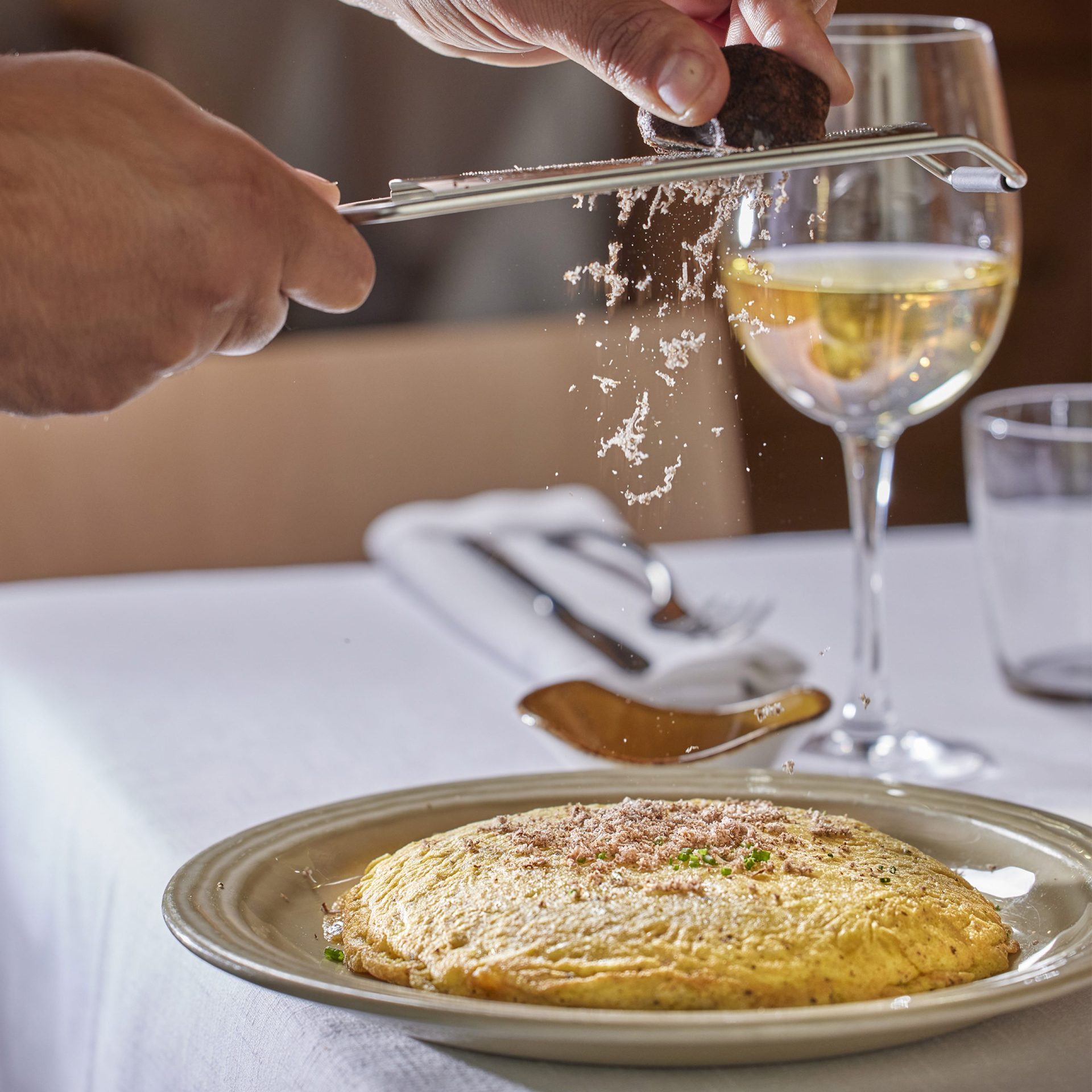 Tortilla trufada